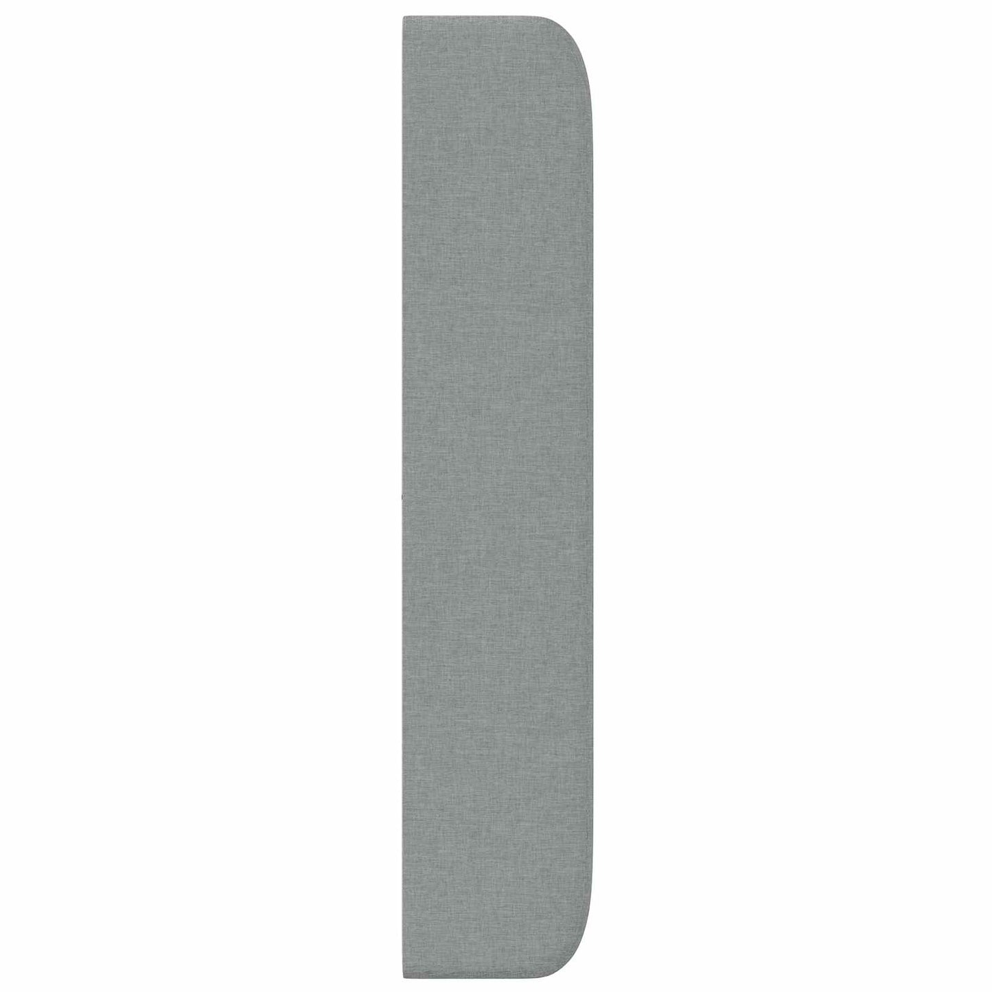 Headboard Ear Light grey 80 x 16 x 4 cm Fabric