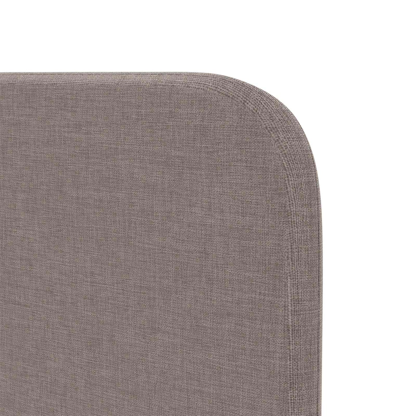 Headboard Ear Taupe 80 x 16 x 4 cm Fabric