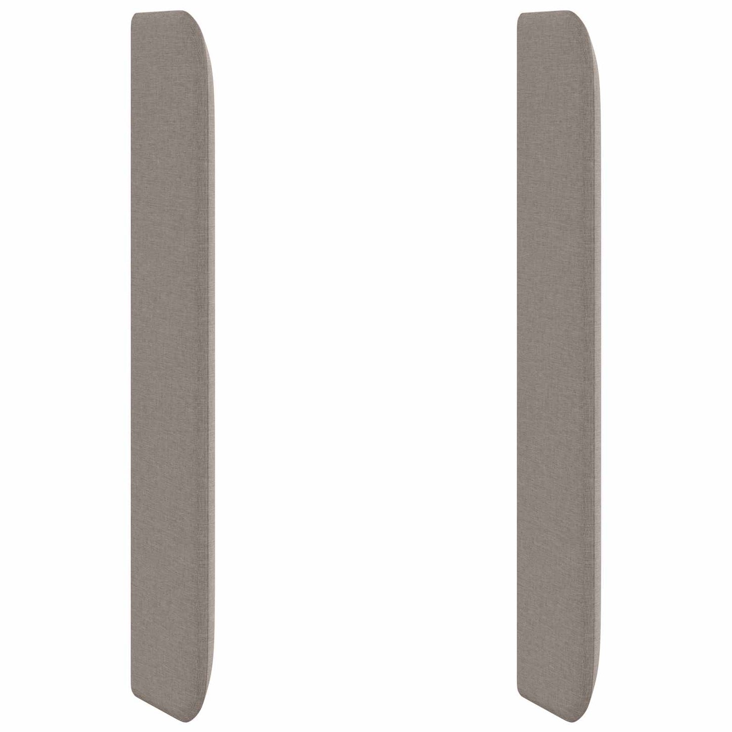 Headboard Ear Taupe 80 x 16 x 4 cm Fabric