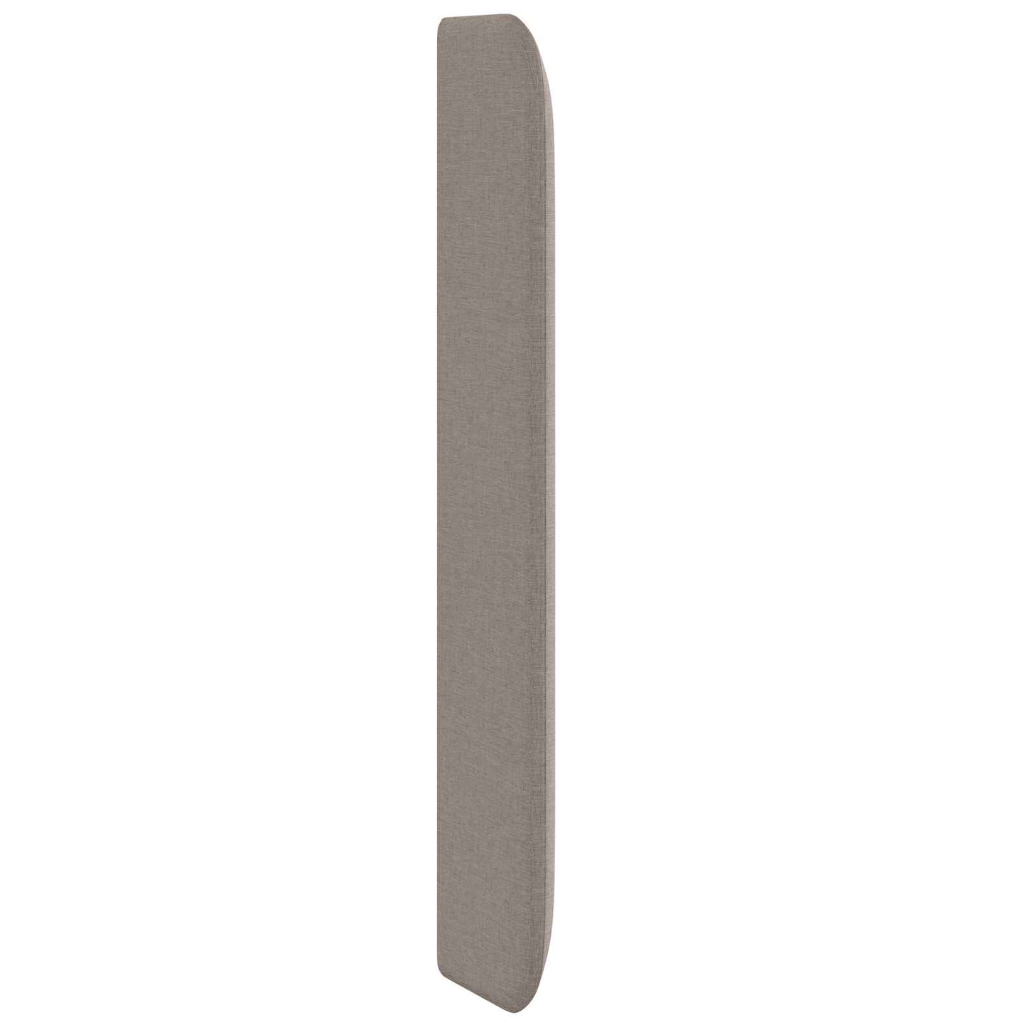 Headboard Ear Taupe 80 x 16 x 4 cm Fabric