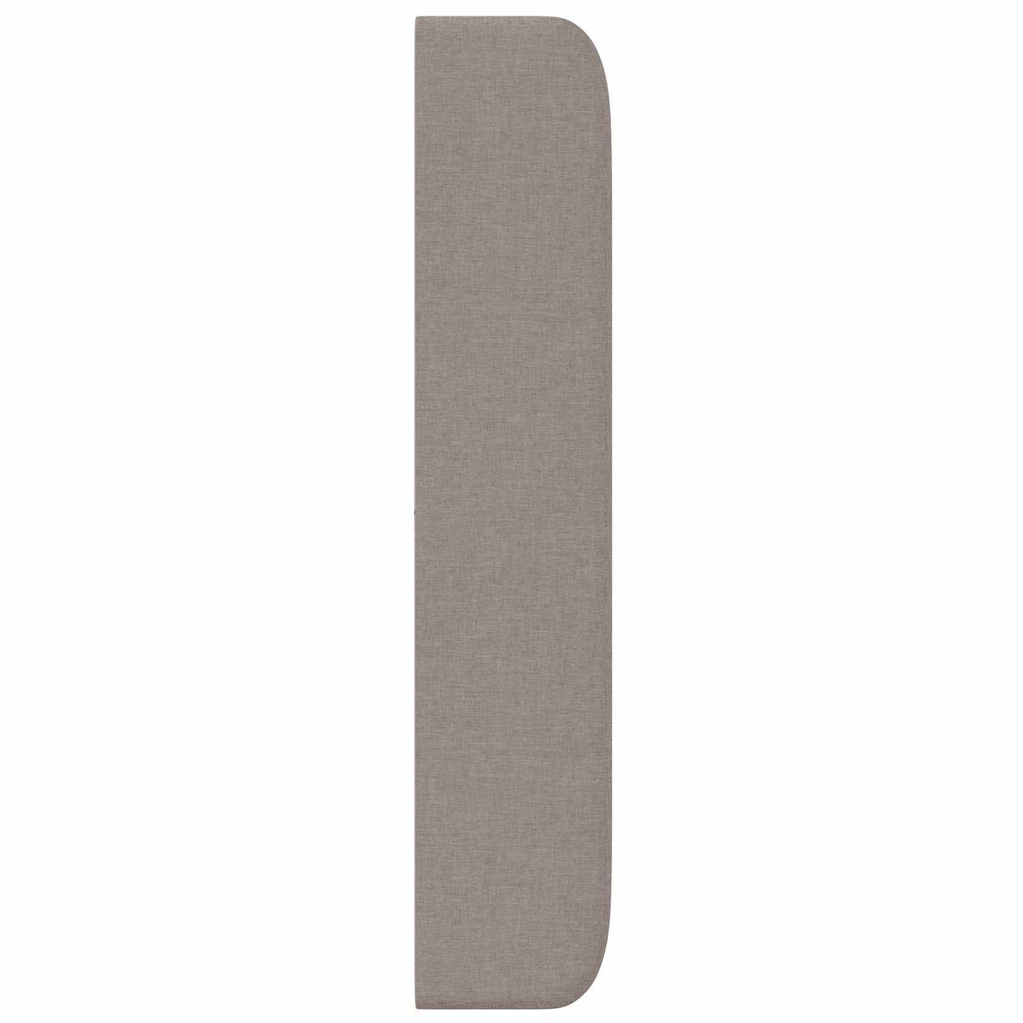 Headboard Ear Taupe 80 x 16 x 4 cm Fabric