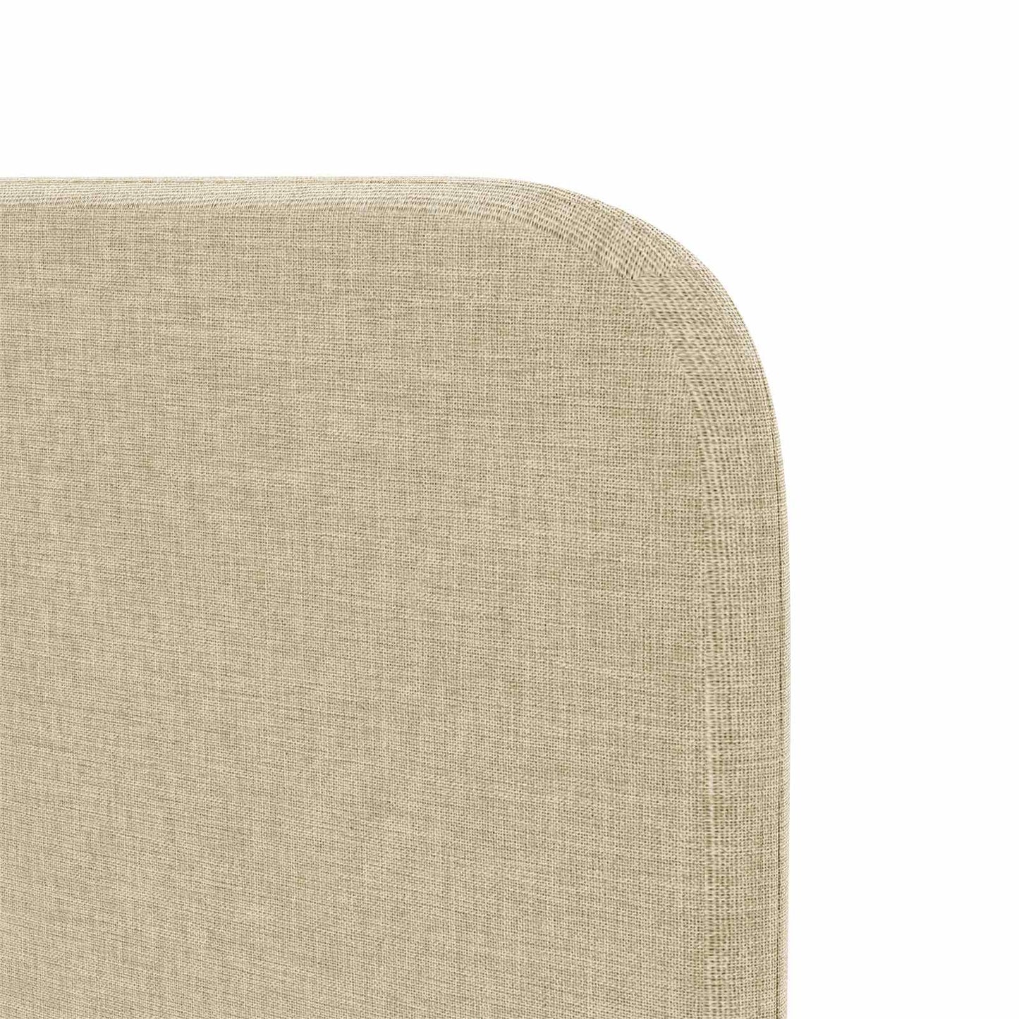 Headboard Ear Cream 80 x 16 x 4 cm Fabric
