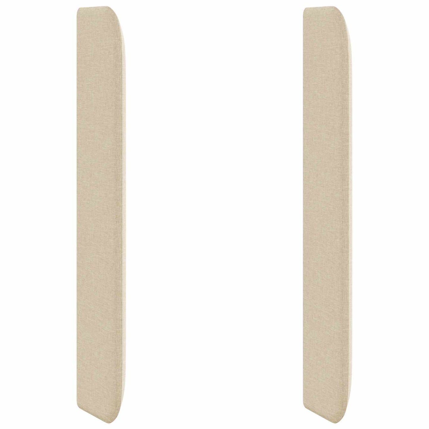 Headboard Ear Cream 80 x 16 x 4 cm Fabric