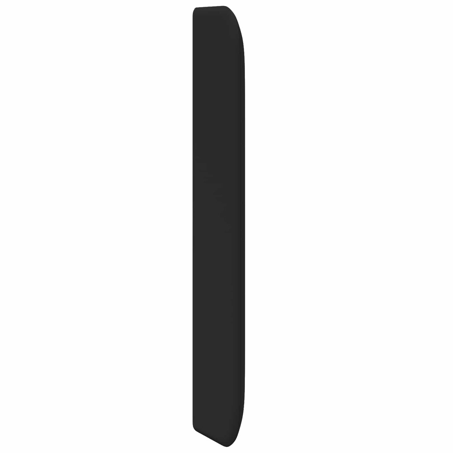 Headboard Ear Black 80 x 16 x 4 cm PVC