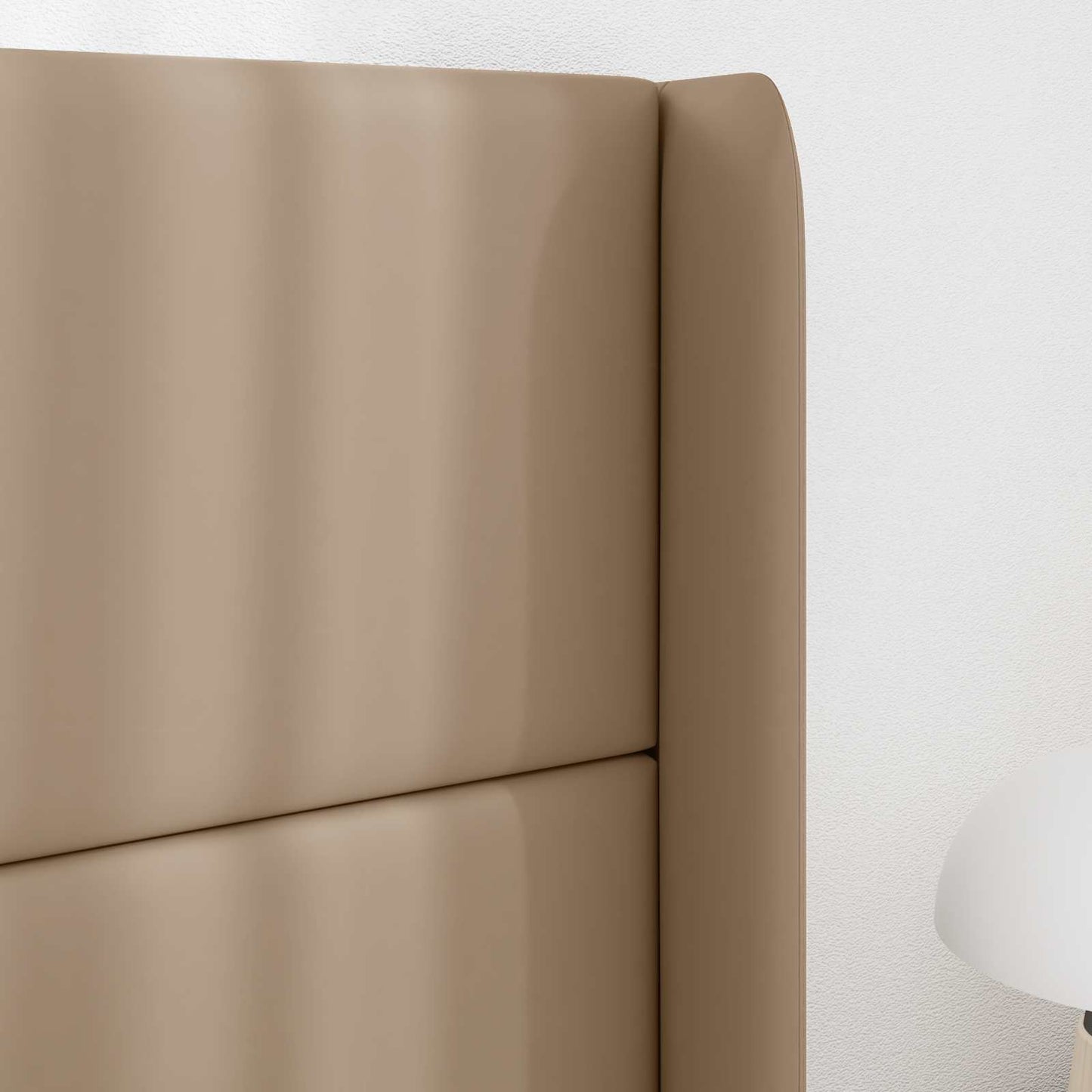 Headboard Ear Brown 80 x 16 x 4 cm PVC
