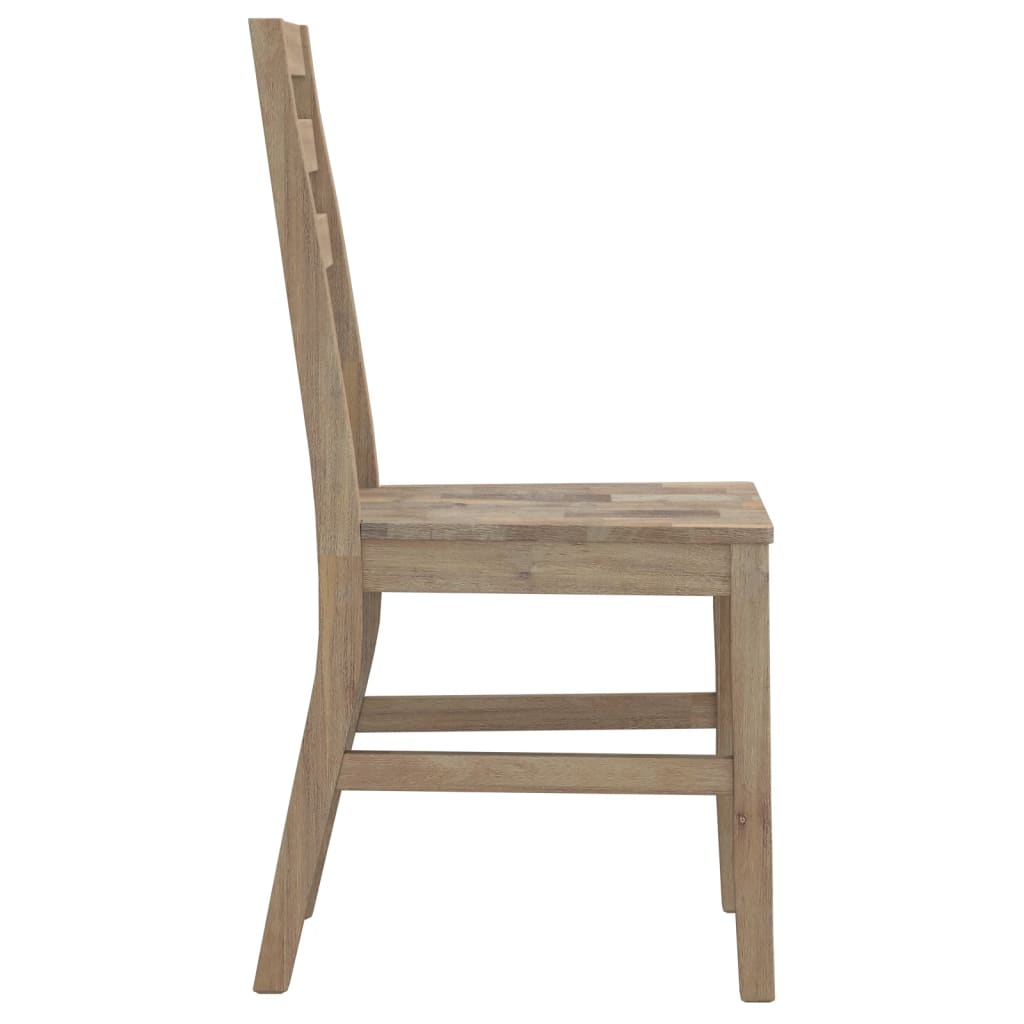 vidaXL Dining Chairs 8 pcs Solid Wood Acacia