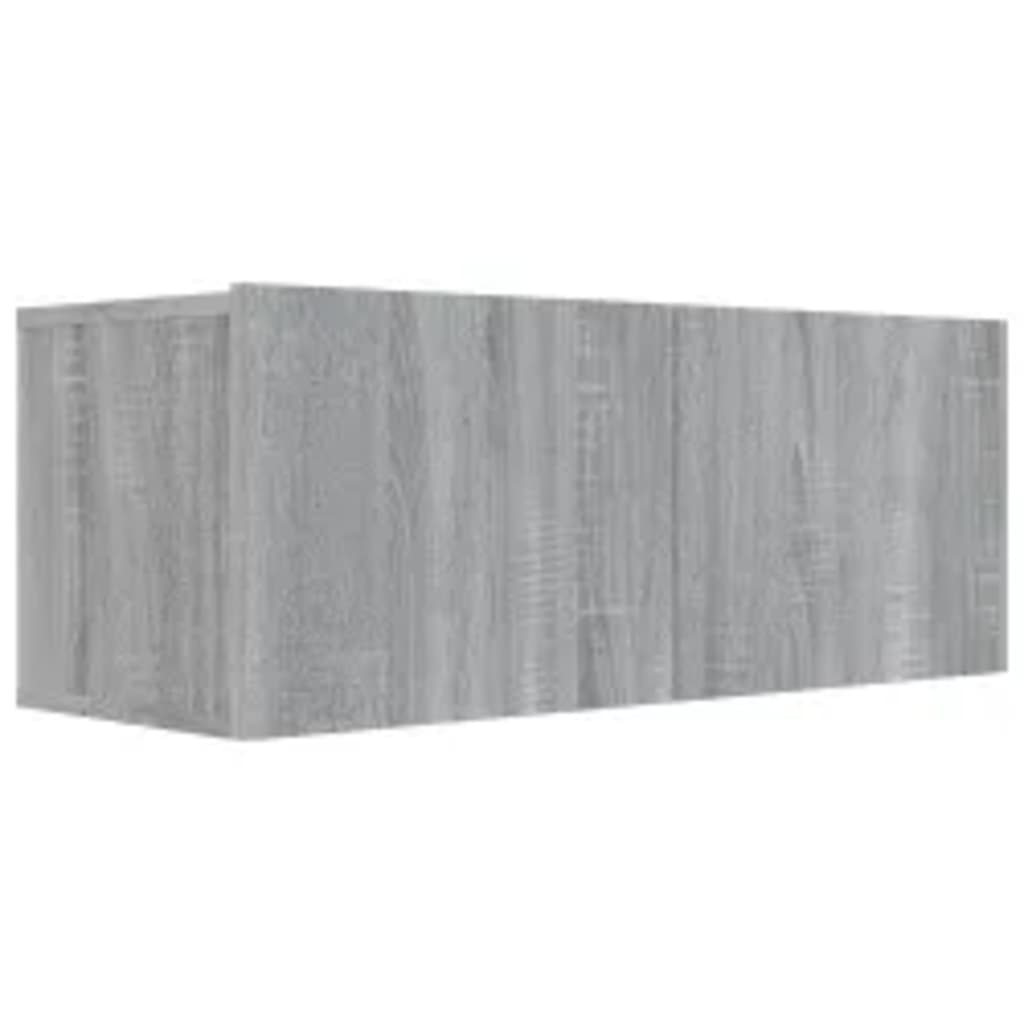 vidaXL 3 Piece TV Cabinet Set Grey Sonoma Engineered Wood