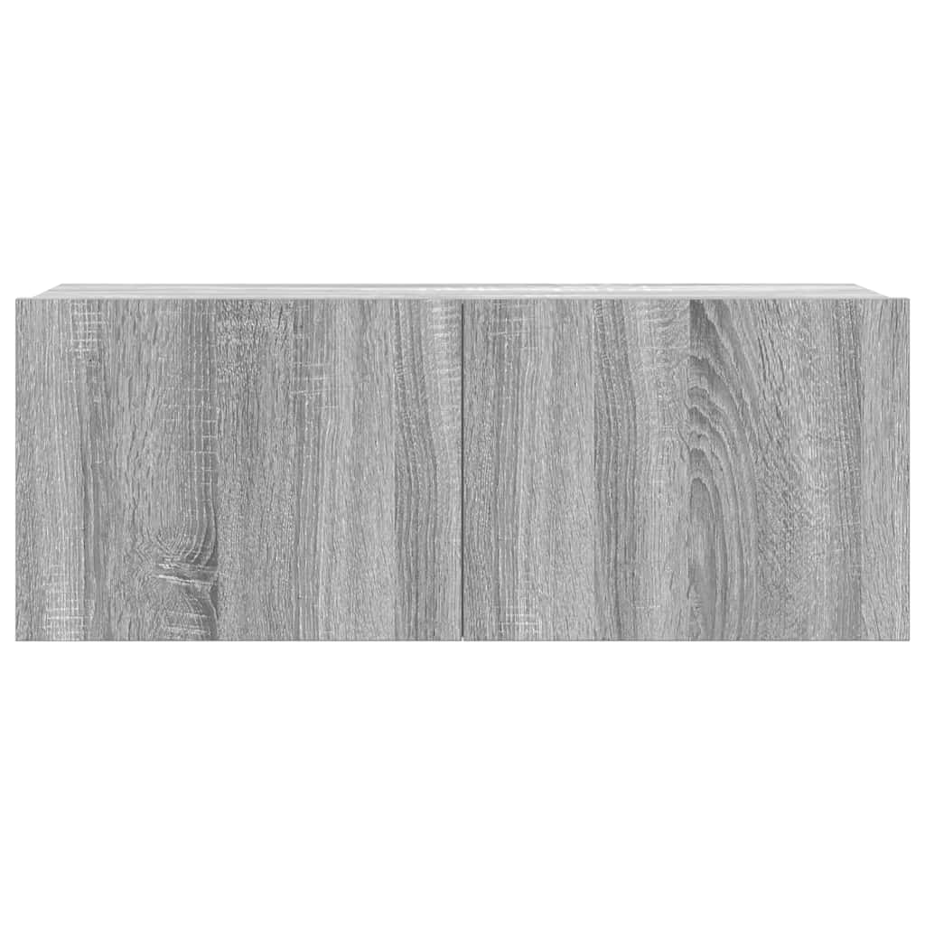 3 Piece TV Cabinet Set Grey Sonoma Engineered Wood