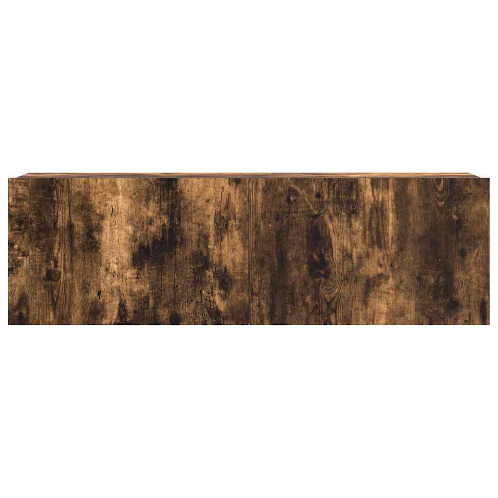 3 Piece TV Cabinet Set Smoked Oak Engineered Wood