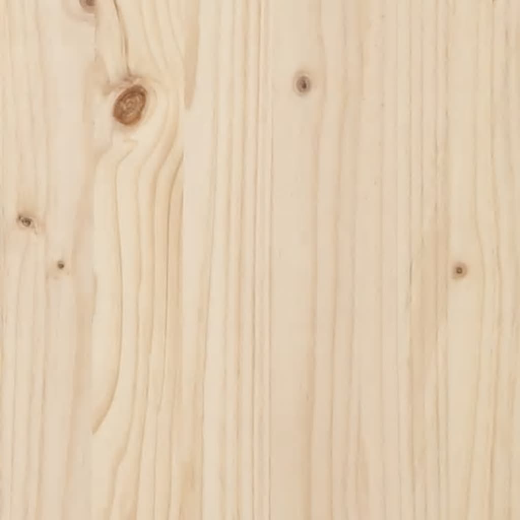 vidaXL Bed Frame 150x200 cm King Size Solid Wood Pine