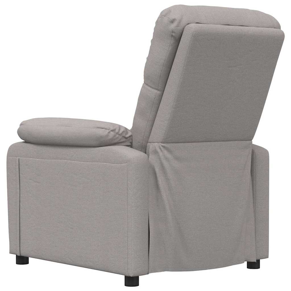 Massage Chair Taupe Fabric