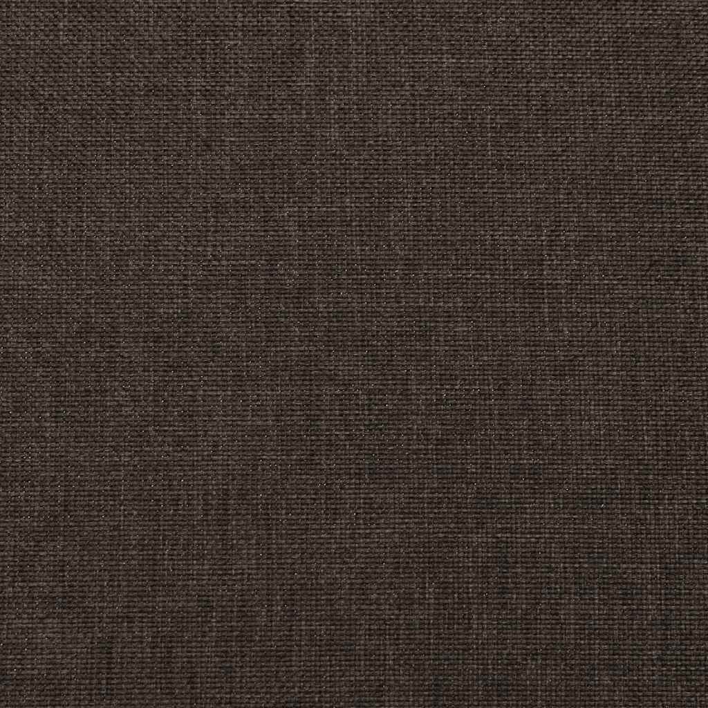 Massage Chair Dark Brown Fabric