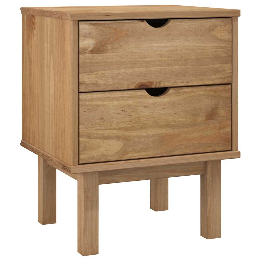 Bedside Cabinet "OTTA" 45x39x57 cm Solid Wood Pine