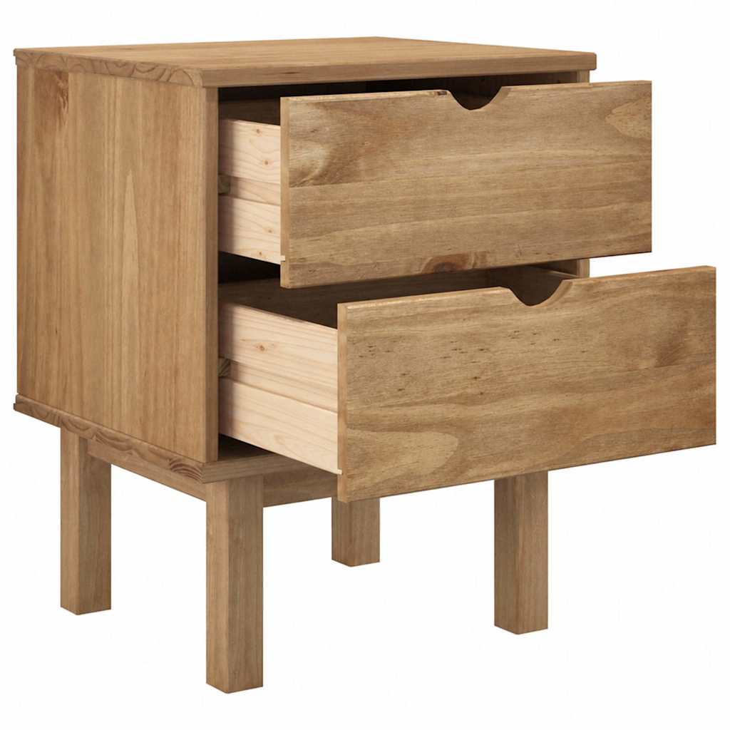 Bedside Cabinet "OTTA" 45x39x57 cm Solid Wood Pine
