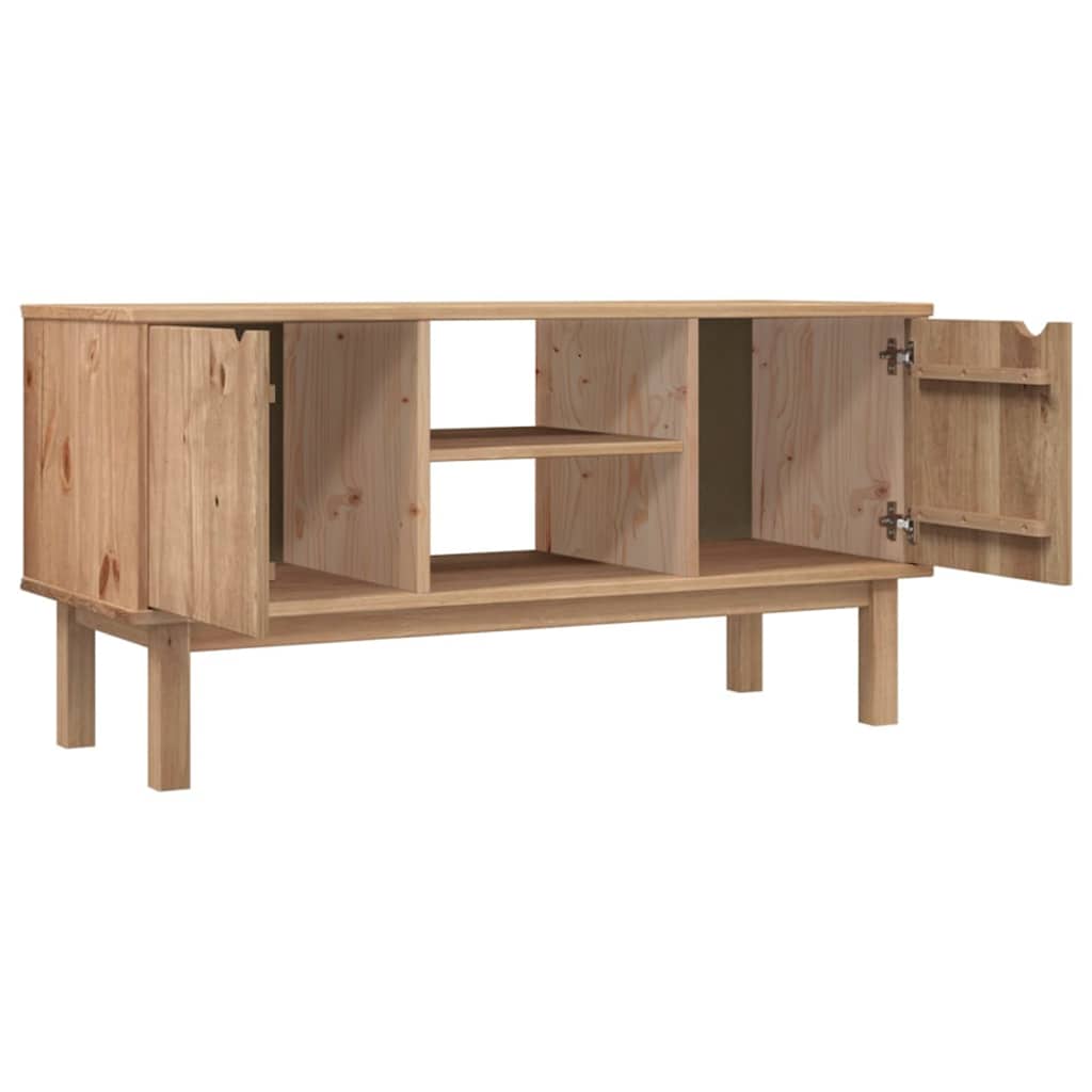 TV Cabinet "OTTA" 113,5x43x57 cm Solid Wood Pine