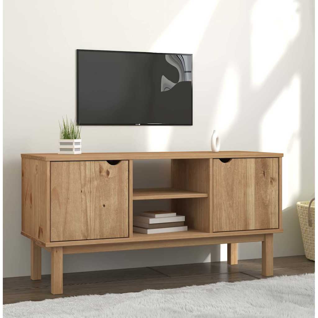 TV Cabinet "OTTA" 113,5x43x57 cm Solid Wood Pine