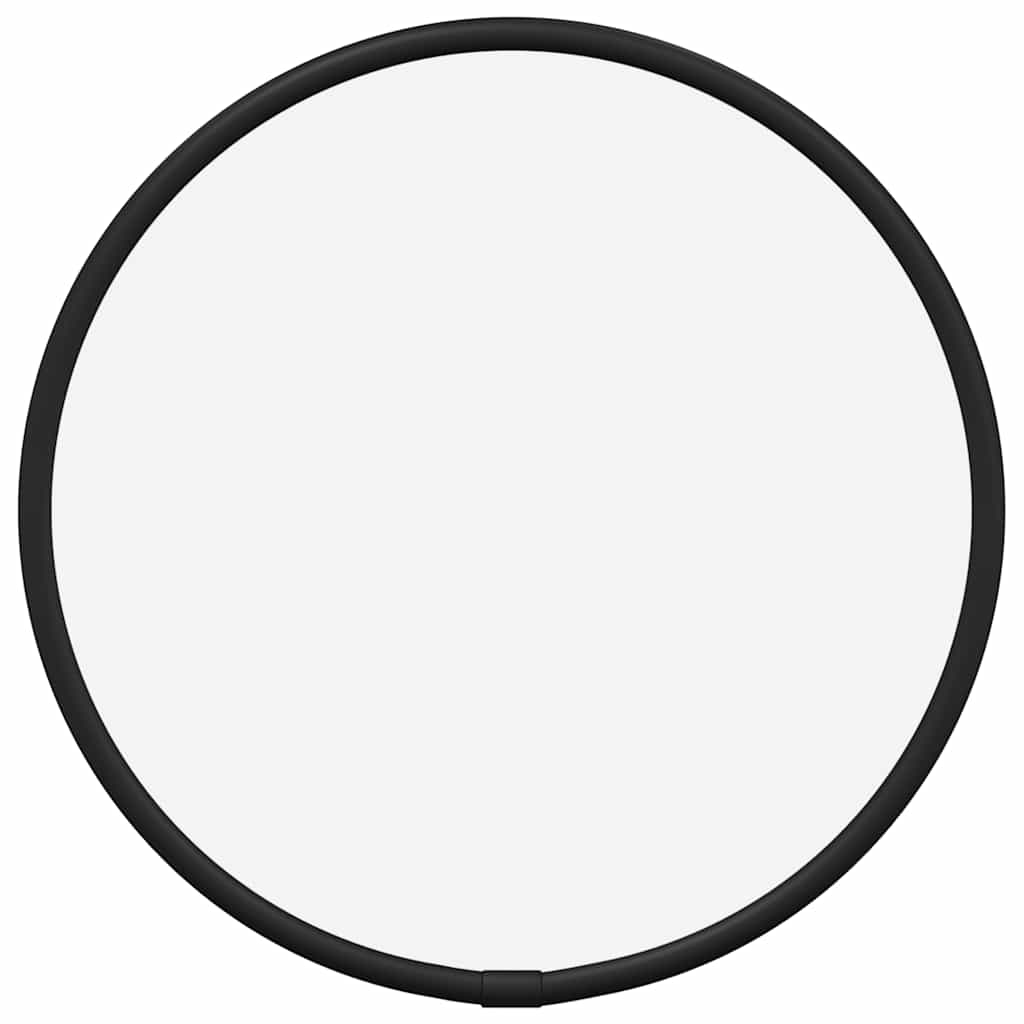 Wall Mirror Black Ø 20 cm Round