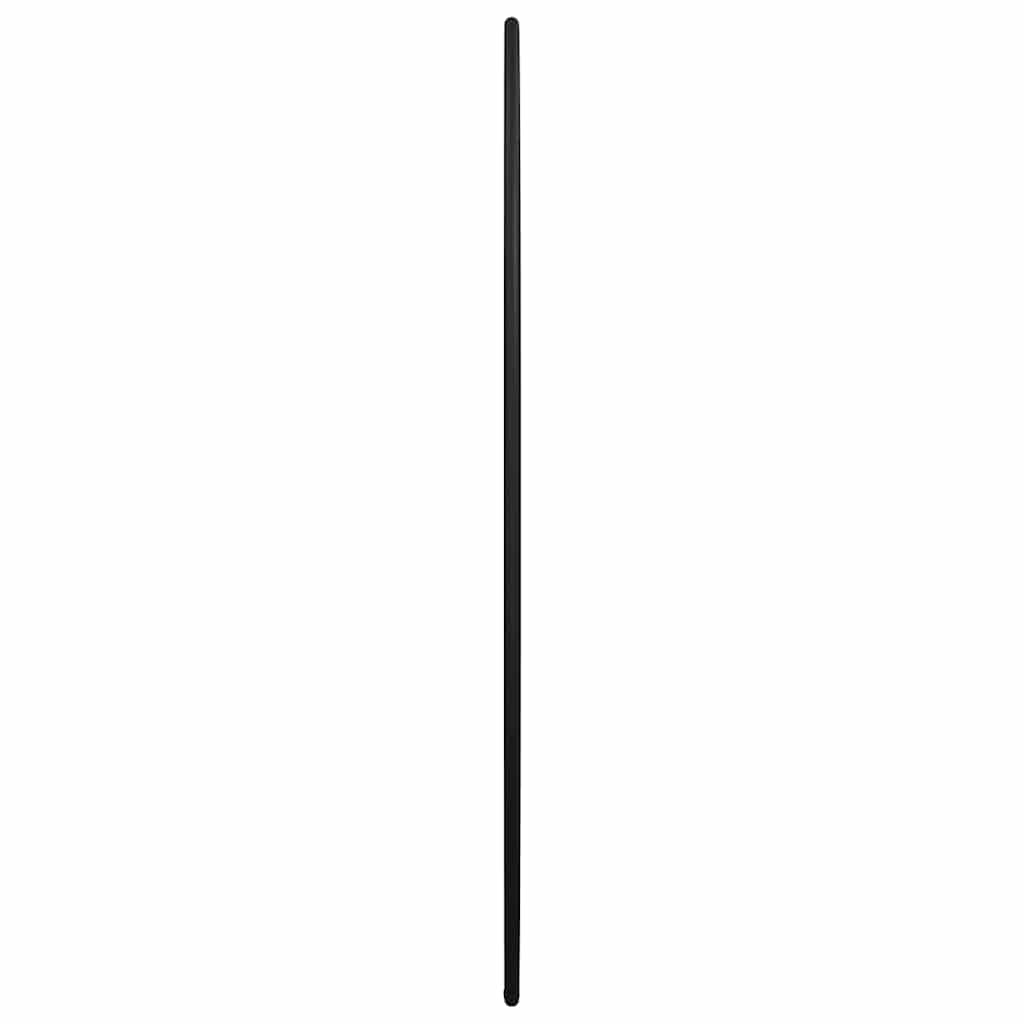 Wall Mirror Black Ø 50 cm Round