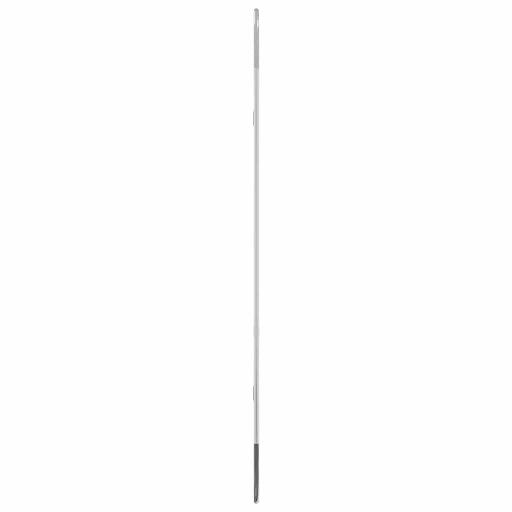 Wall Mirror Silver 80x35 cm Oval