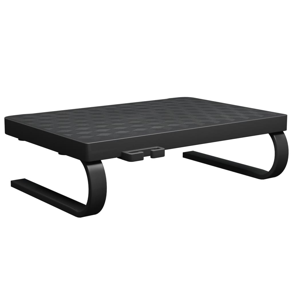 vidaXL Monitor Stand Black 37x28x11.5 cm