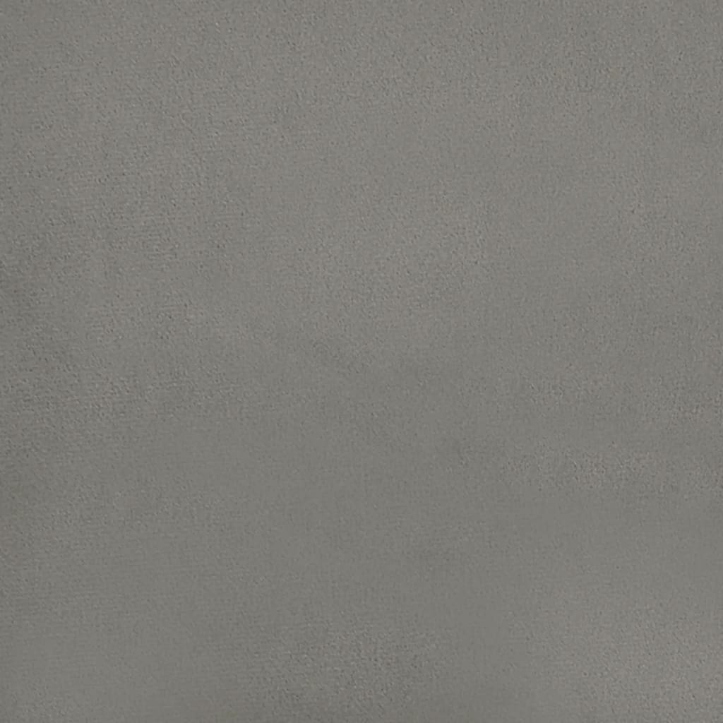 Bed Frame without Mattress Light Grey 90x190 cm Single Single Velvet