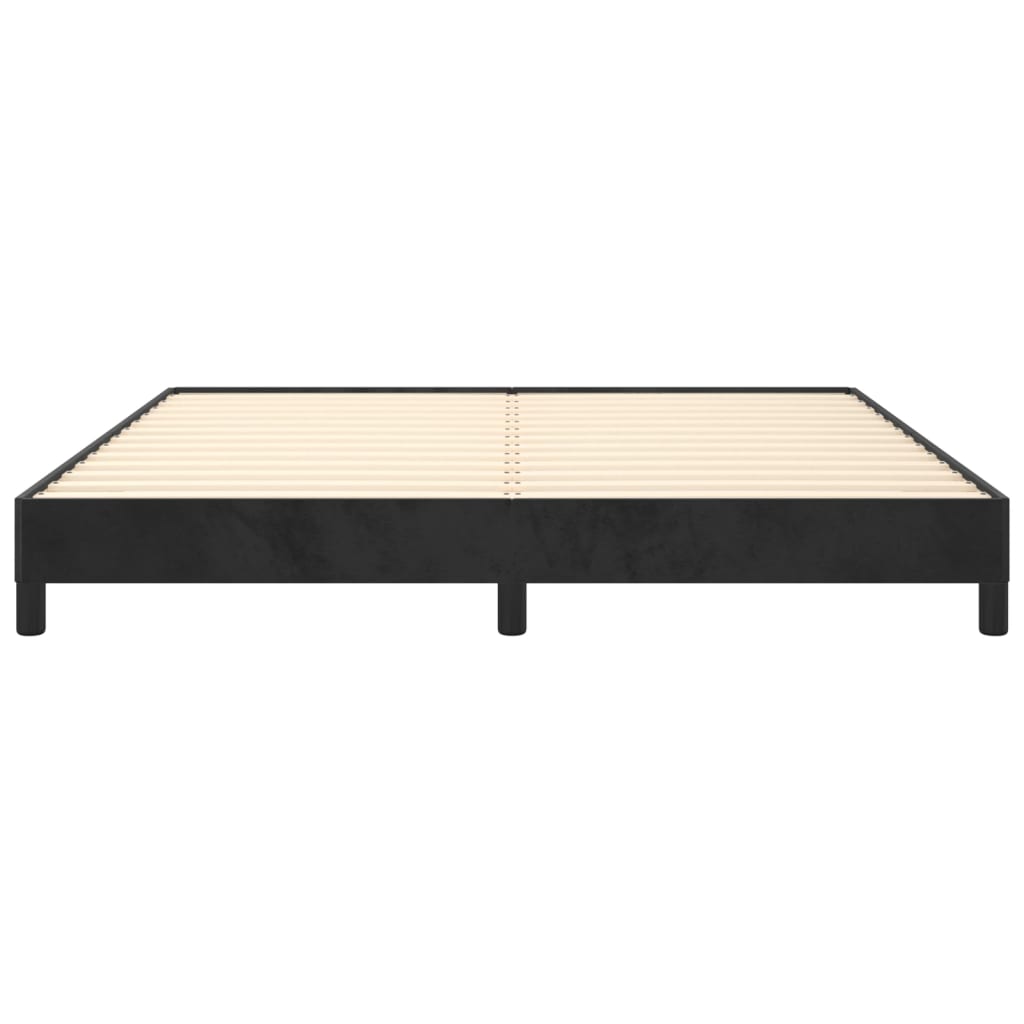 Bed Frame without Mattress Black 180x200 cm Super King Super King Velvet
