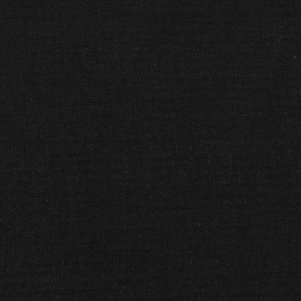 Bed Frame without Mattress Black 180x200cm Super King Fabric
