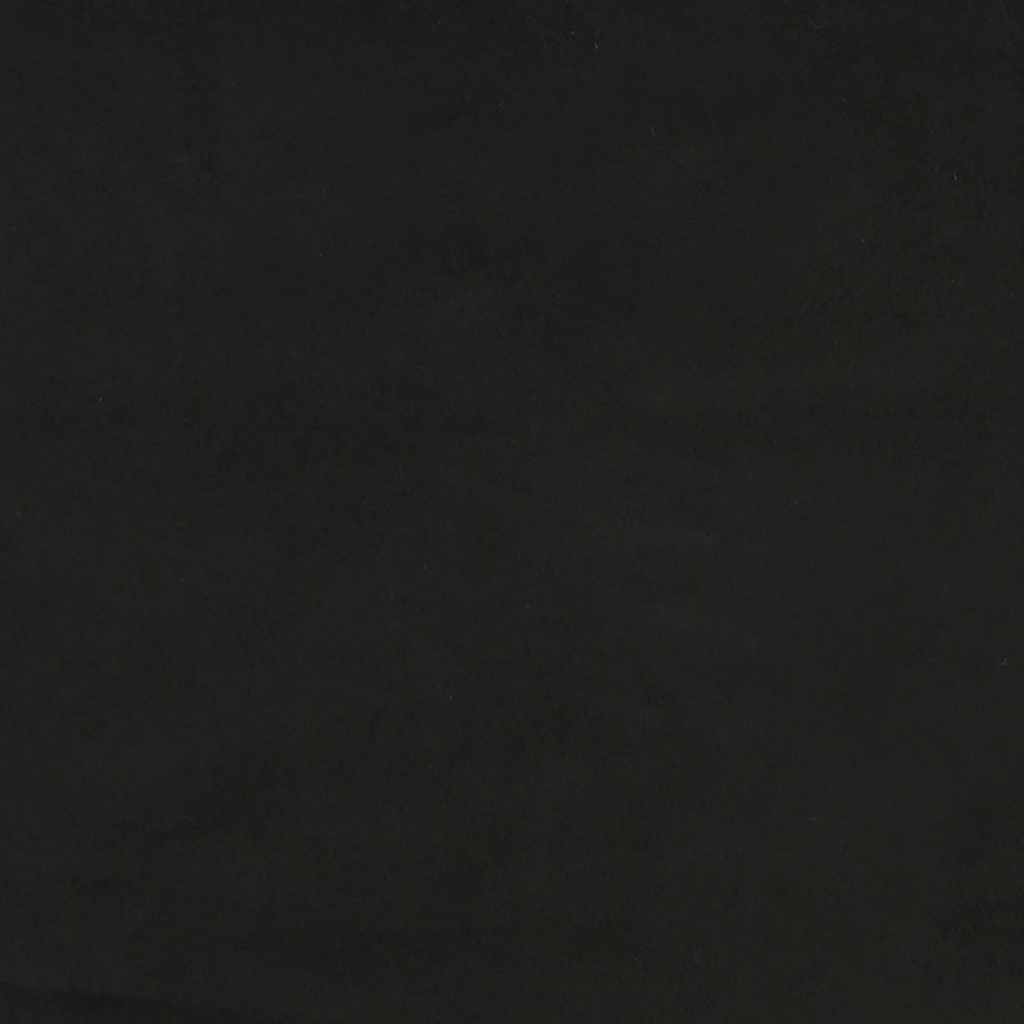 Bed Frame without Mattress Black 135x190cm Double Velvet