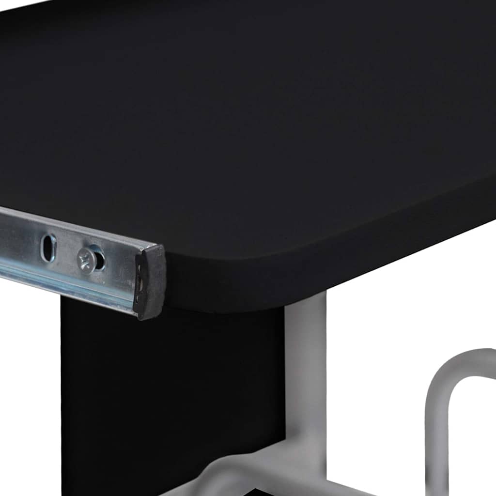 Computer Desk Black 110x52x88.5 cm Engineered Wood