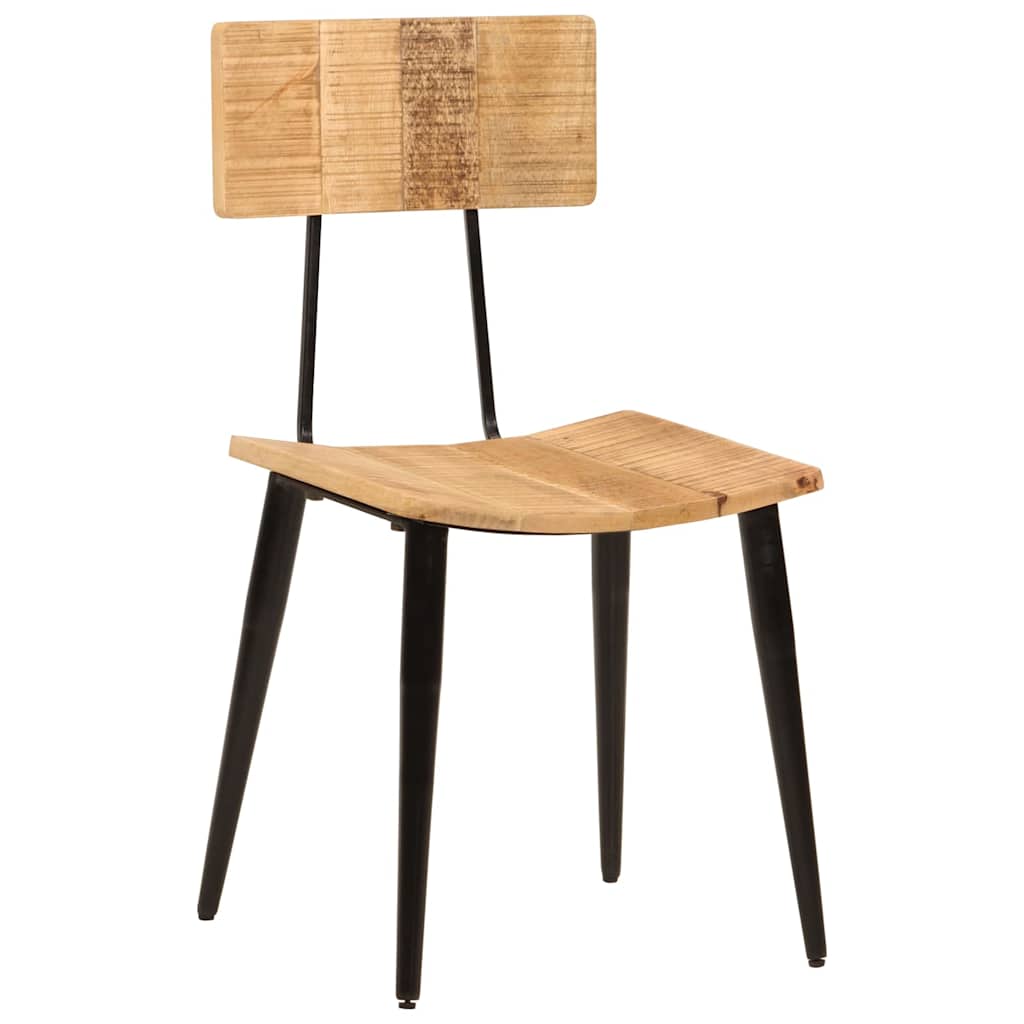 Dining Chairs 2 pcs 44x40x80 cm Solid Wood Mango