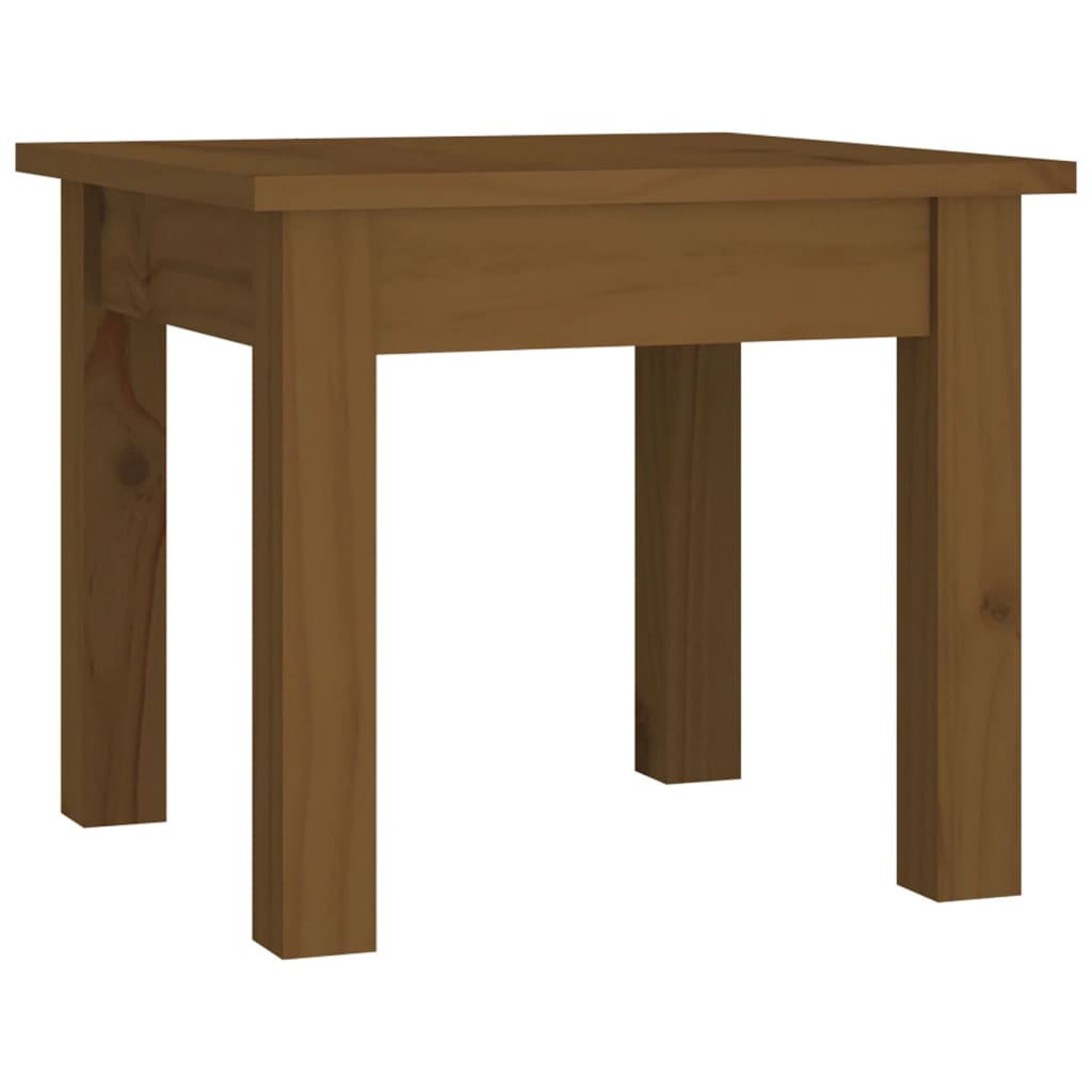 vidaXL Coffee Table Honey Brown 35x35x30 cm Solid Wood Pine