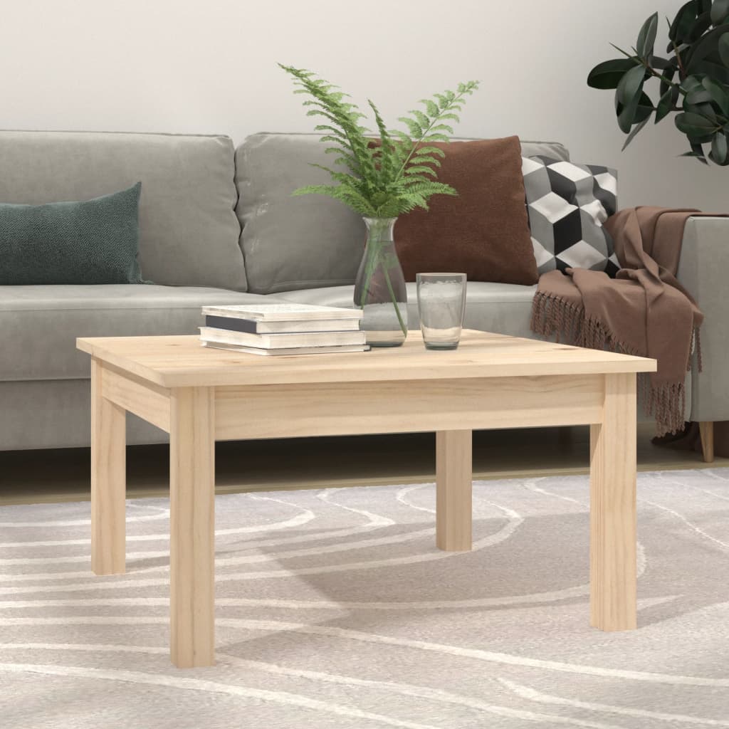 vidaXL Coffee Table 55x55x30 cm Solid Wood Pine