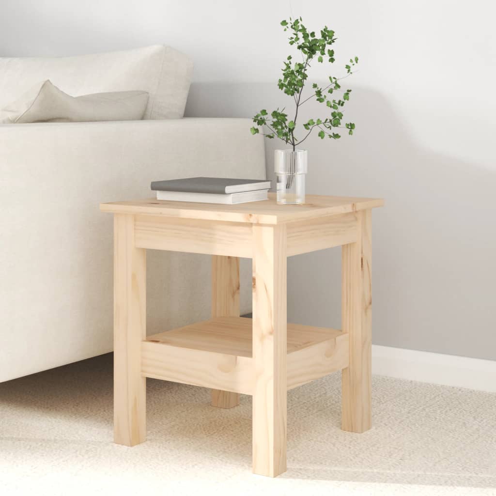 vidaXL Coffee Table 35x35x40 cm Solid Wood Pine