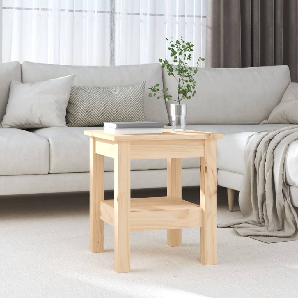 vidaXL Coffee Table 35x35x40 cm Solid Wood Pine