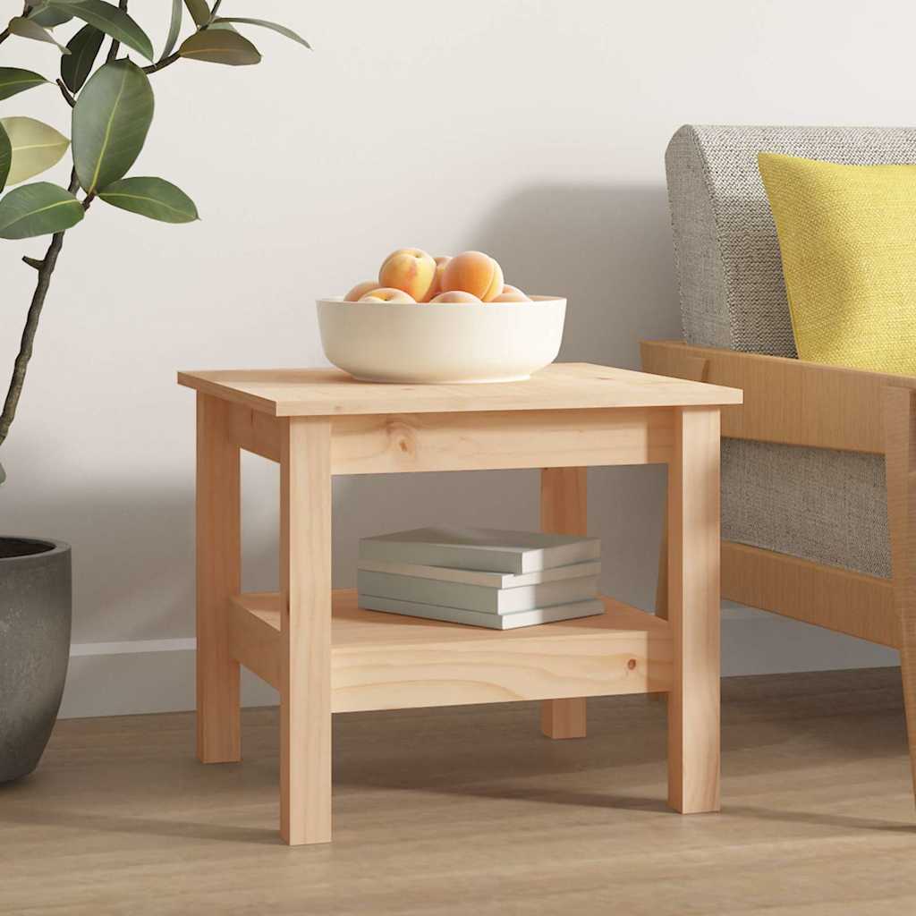 814264 vidaXL Coffee Table 45x45x40 cm Solid Wood Pine