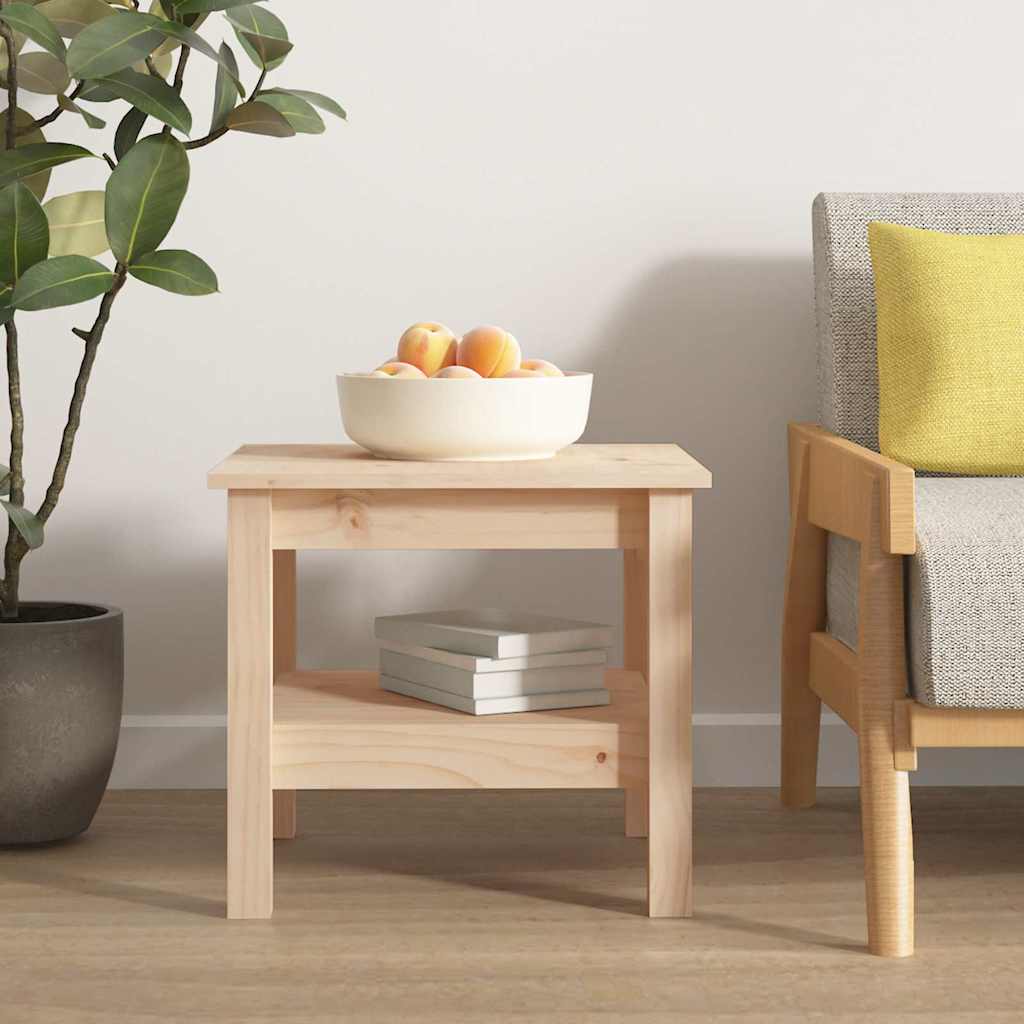 814264 vidaXL Coffee Table 45x45x40 cm Solid Wood Pine