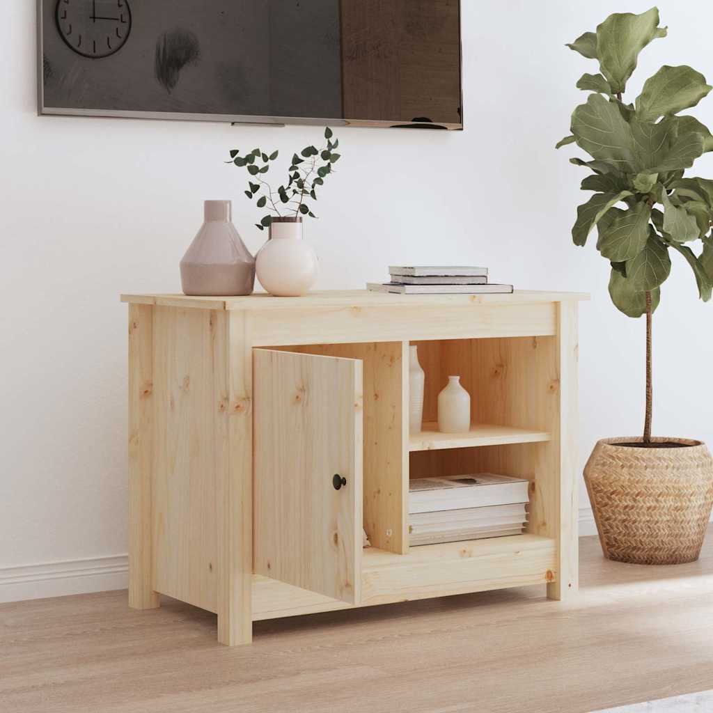 814579 vidaXL TV Cabinet 70x36,5x52 cm Solid Wood Pine