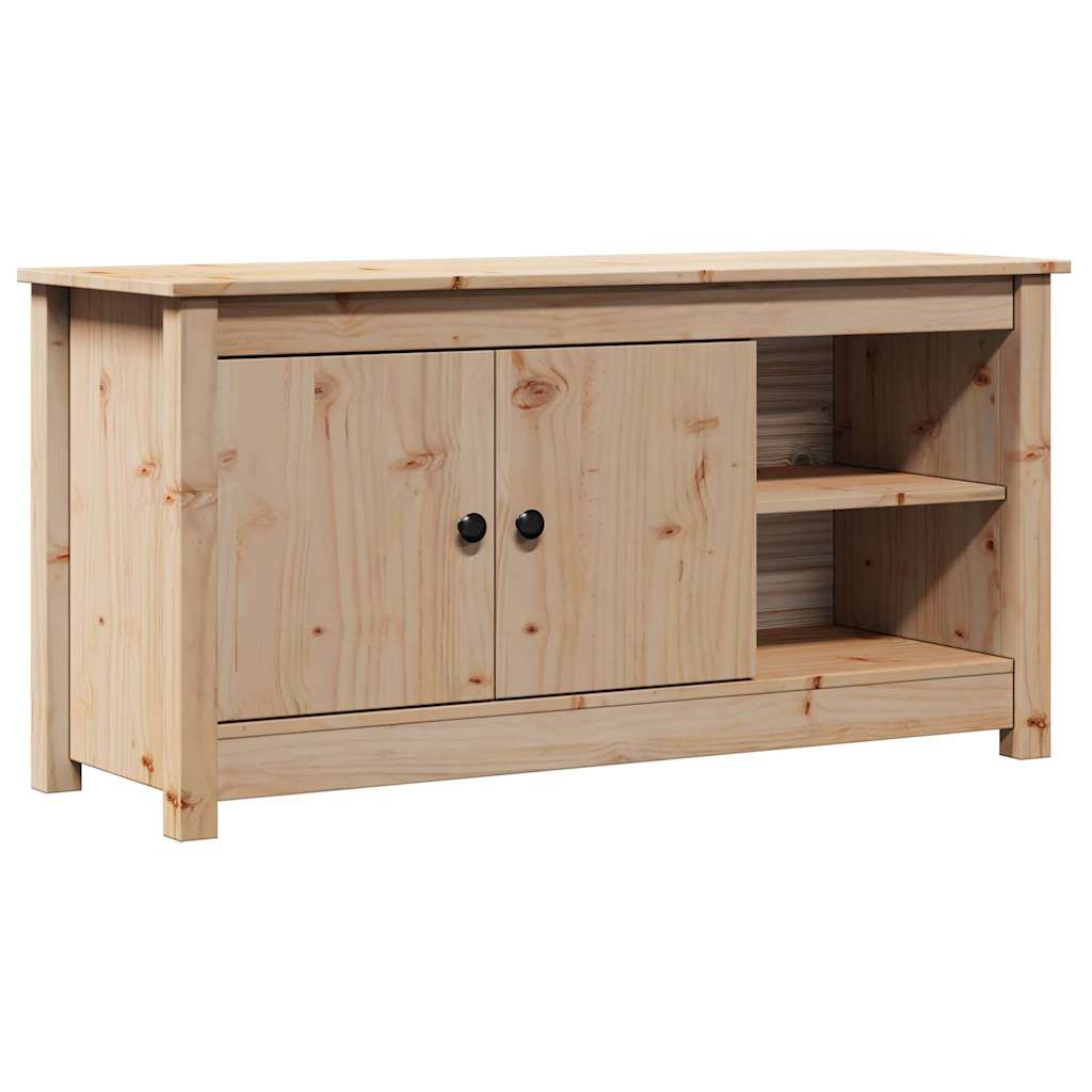 TV Cabinet 103x36,5x52 cm Solid Wood Pine