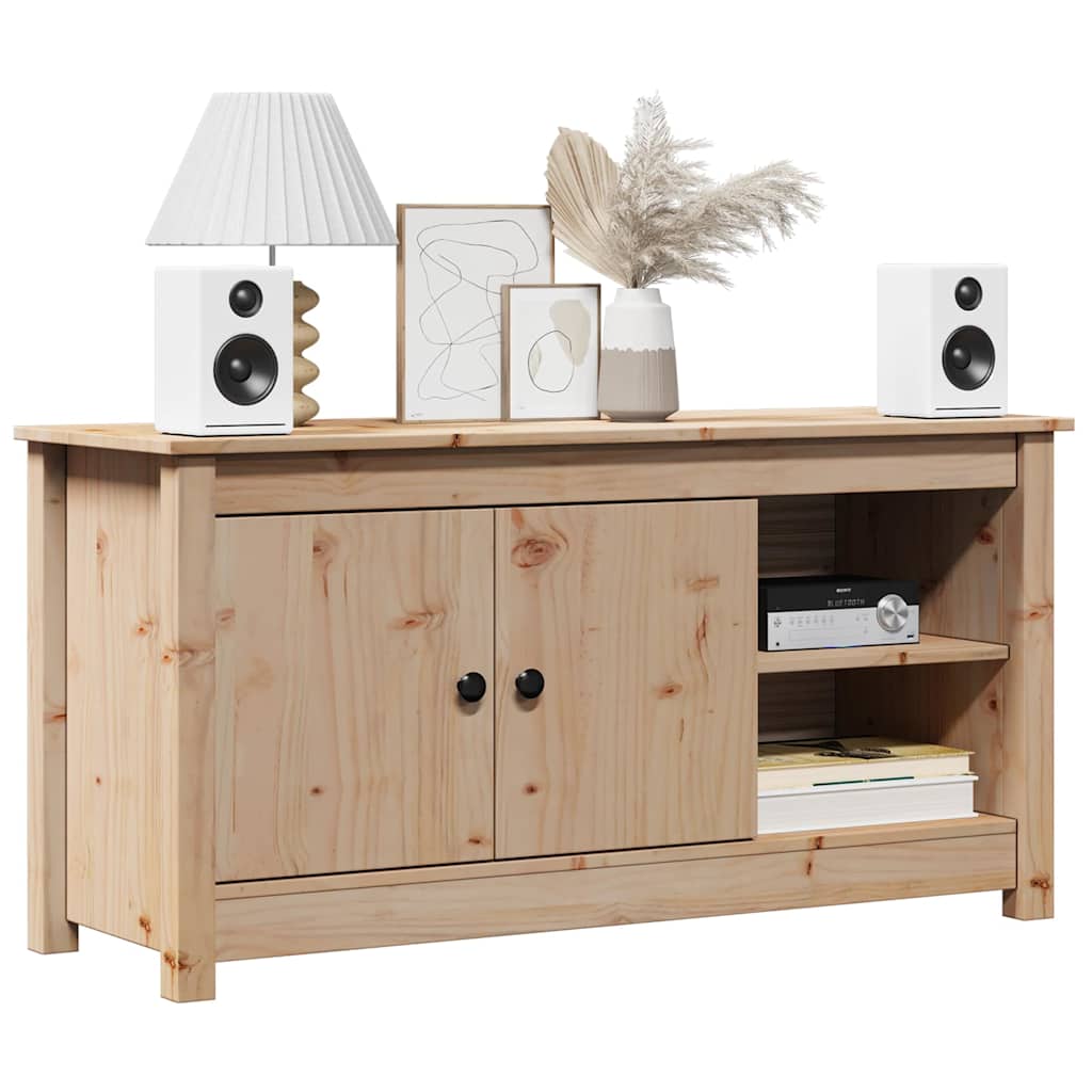 TV Cabinet 103x36,5x52 cm Solid Wood Pine