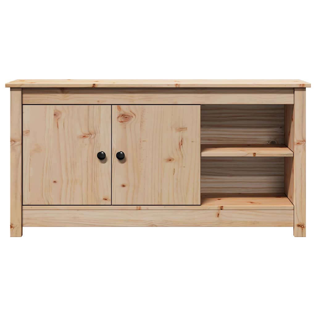 TV Cabinet 103x36,5x52 cm Solid Wood Pine