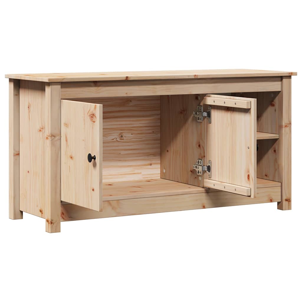 TV Cabinet 103x36,5x52 cm Solid Wood Pine