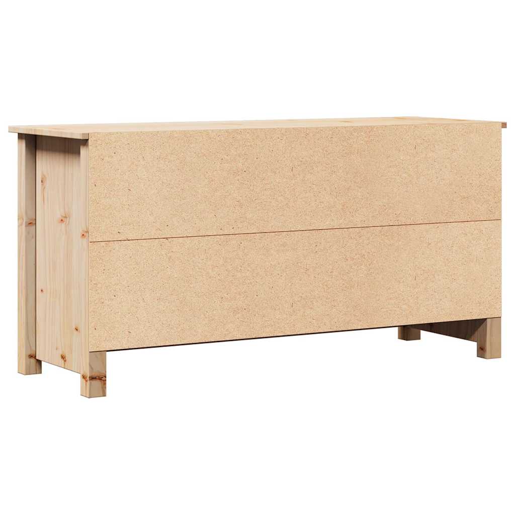 TV Cabinet 103x36,5x52 cm Solid Wood Pine