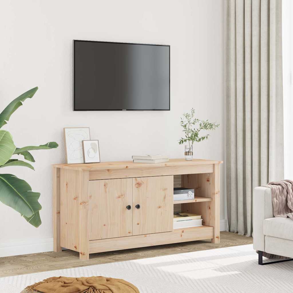 TV Cabinet 103x36,5x52 cm Solid Wood Pine
