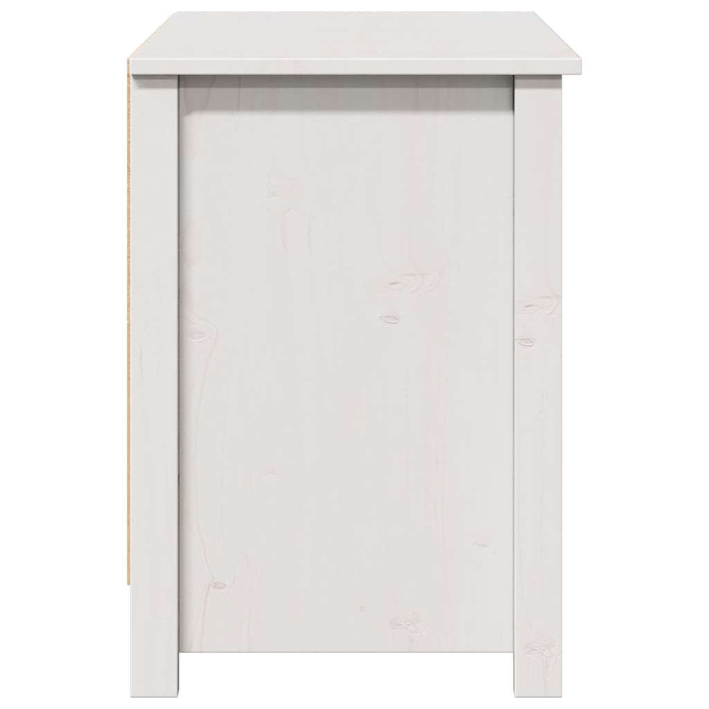 TV Cabinet White 103x36,5x52 cm Solid Wood Pine