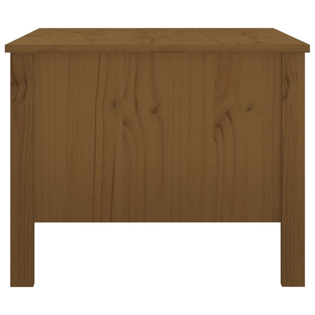 Coffee Table Honey Brown 100x50x40 cm Solid Wood Pine