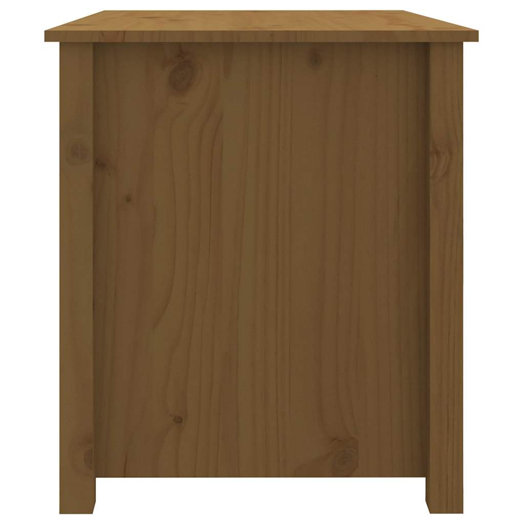 Coffee Table Honey Brown 71x49x55 cm Solid Wood Pine