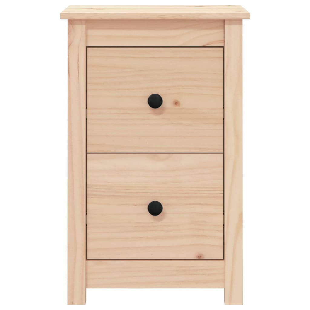 vidaXL Bedside Cabinets 2 pcs 40x35x61.5 cm Solid Wood Pine