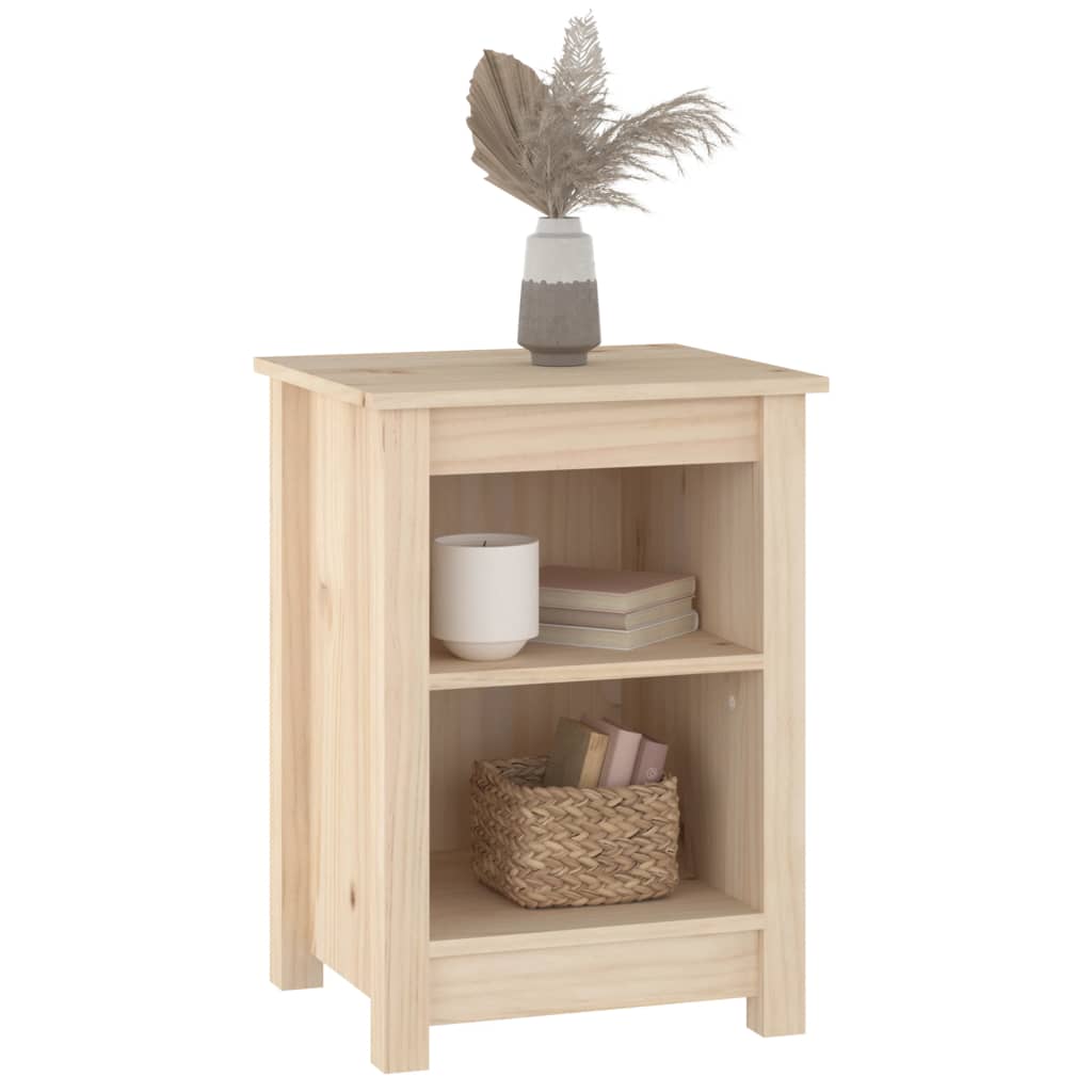 vidaXL Bedside Cabinets 2 pcs 40x35x55 cm Solid Wood Pine