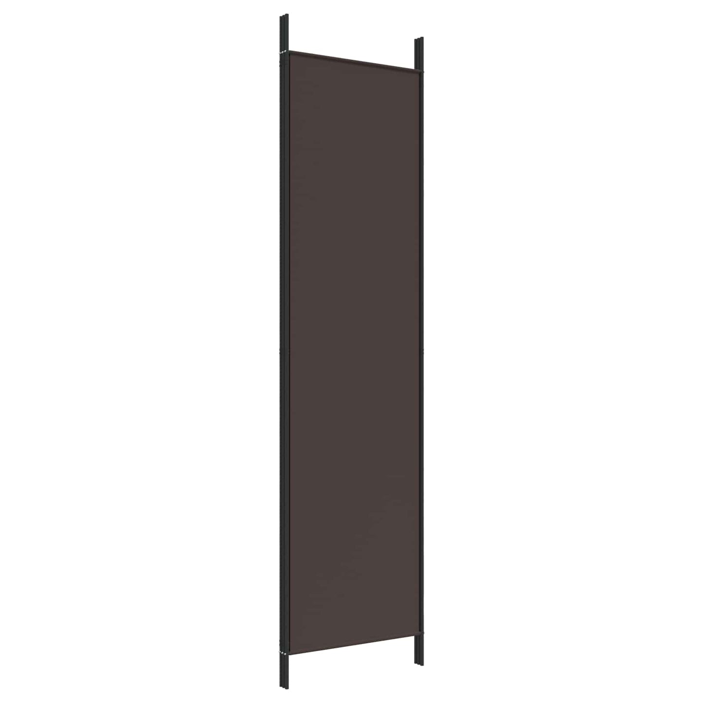 3-Panel Room Divider Brown 150x200 cm Fabric