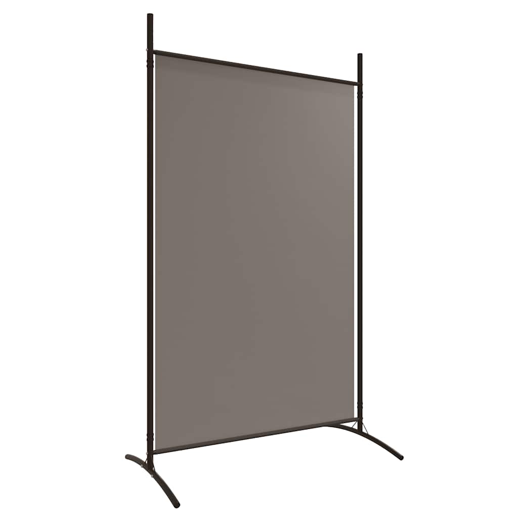 2-Panel Room Divider Anthracite 175x180 cm Fabric
